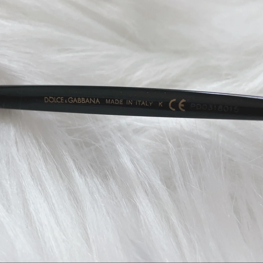 Dolce & Gabbana #6124 Black/ Light Grey Ombré lens Cat Eye Sunglasses - Picture 12 of 16